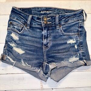 American Eagle Next Level Stretch Jean Short Size 0